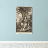 アラスカ7 キャンバスプリント (インサイチュ (ウッドフロア))