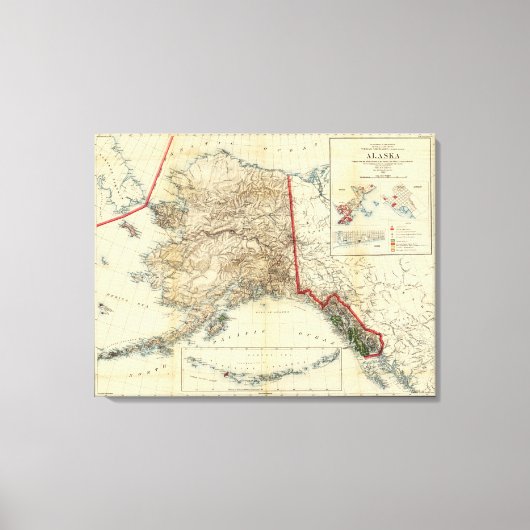 アラスカ7 キャンバスプリント (正面)