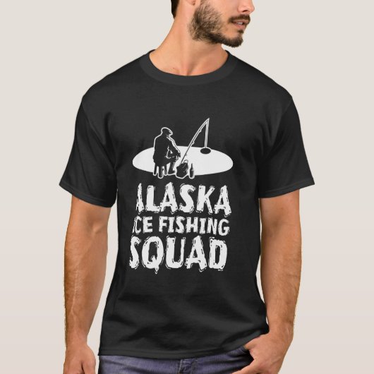 アラスカ アイス フィッシング スクワッド Tシャツ (正面)