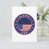 アラスカ、アラスカTシャツ、アラスカのシール、アラスカバッグ カード (スタンド正面)