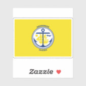 アラスカ，アンカレッジ国旗 シール (シート)