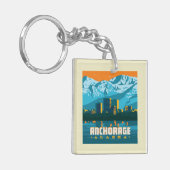 アラスカ，アンカレッジ キーホルダー (正面左)