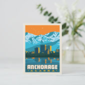 アラスカ,アンカレッジ | セーブザデート 案内ポストカード (スタンド正面)