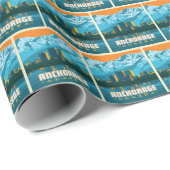 アラスカ,アンカレッジ ラッピングペーパー (ロールコーナー)