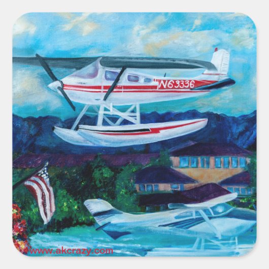 アラスカ，アンカレッジ，レイクフード スクエアシール (正面)