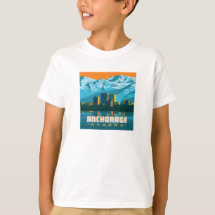 アラスカ,アンカレッジ Tシャツ