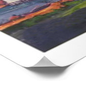 アラスカ、インディアントーテム、飛行機、ヴィンテージ航空 ポスター (角)