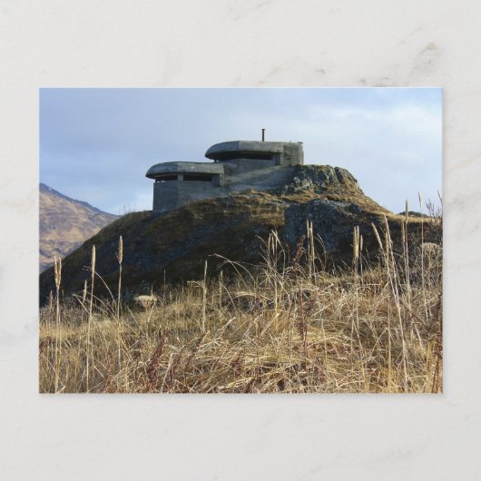 アラスカ，オランダハーバー，バンカーヒル ポストカード (正面)