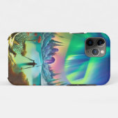 アラスカ・オーロラ・ボレアリスの冬 Case-Mate iPhoneケース (裏面(横))