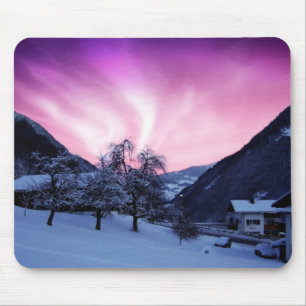 アラスカ-オーロラBOREALIS マウスパッド