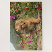 アラスカ,カナダのリンクス・キッテン ジグソーパズル (縦)