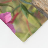 アラスカ，カナダのリンクス・キッテン フリースブランケット (角)