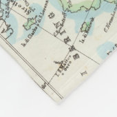 アラスカ、カナダ、グリーンランド フリースブランケット (角)