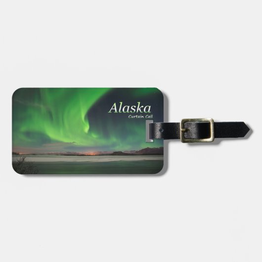 アラスカ・カーテン・コール ラゲッジタグ (正面横)
