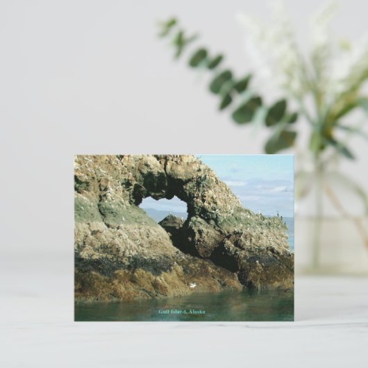 アラスカ・ガルアイランド ポストカード (スタンド正面)