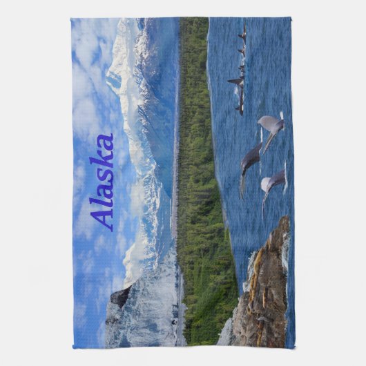 アラスカ キッチンタオル (縦)