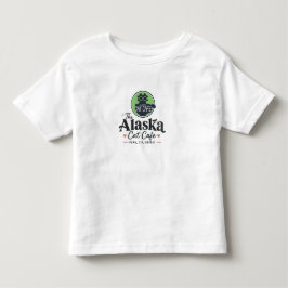 アラスカ・キャット・カフェ "Purr, Sip, Repeat" トドラーTシャツ