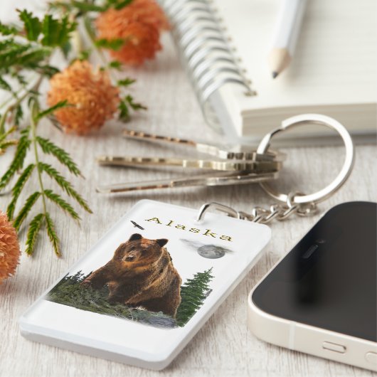 アラスカ キーホルダー (正面右)