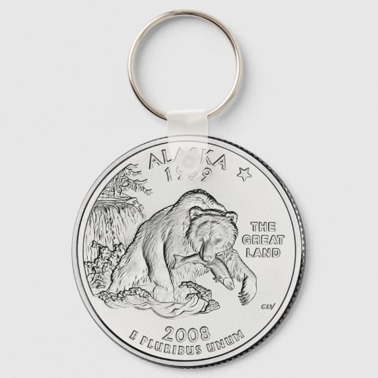 アラスカ キーホルダー (正面)