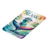 アラスカ クルーズ船 ステートルーム マグネット (左側)