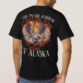アラスカ クルーズ クルーズ船 旅行 アラスカ旅行 Tシャツ (裏面)