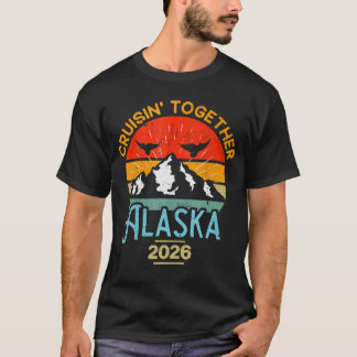 アラスカ クルーズ マッチング ファミリー 20 Tシャツ