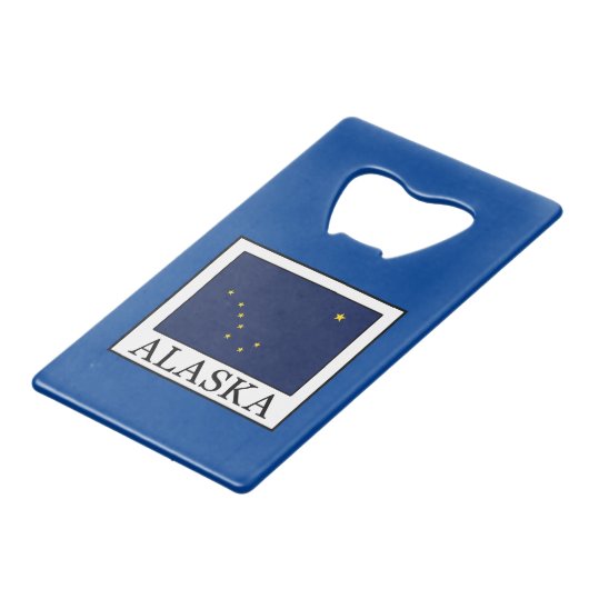 アラスカ クレジットカード栓抜き (正面アングル)