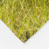 アラスカ,グリズリーキュブ放牧 フリースブランケット (角)