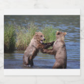 アラスカ – グリズリー5 ビールラベル (シングルラベル)