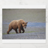 アラスカ – グリズリー9 ビールラベル (シングルラベル)