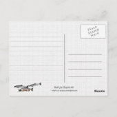 アラスカ,ケチカン ポストカード (裏面)