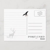 アラスカ・ケチカン・ポストカード ポストカード (裏面)