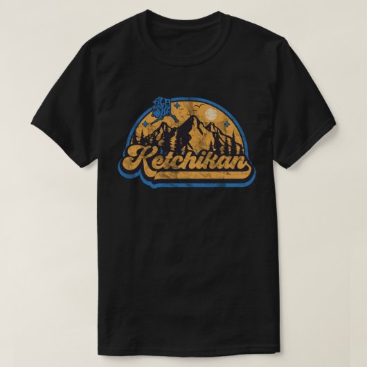 アラスカ，ケチカン Tシャツ (デザイン正面)