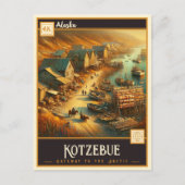 アラスカ・コツェブー |ヴィンテージはがき ポストカード (正面)