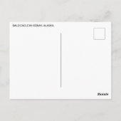 アラスカ、コディアックのハゲのワシ ポストカード (裏面)