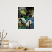 アラスカ・コラージュの岩と洞窟 ポスター (キッチン)