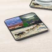 アラスカ・コラージュ・フェアバンクス コースター (左側)