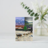 アラスカ・コラージュ・フェアバンクス 名刺 (スタンド正面)