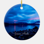 アラスカ・サンセット・ジュノー セラミックオーナメント (裏面)