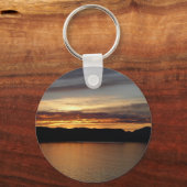 アラスカ・サンセットII美しいアラスカ写真 キーホルダー (正面)