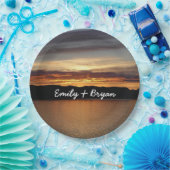 アラスカ・サンセットII美しいアラスカ写真 ペーパープレート (パーティー)