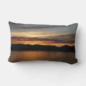 アラスカ・サンセットII美しいアラスカ写真 ランバークッション (裏面)