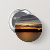 アラスカ・サンセットII美しいアラスカ写真 缶バッジ (正面&裏面)