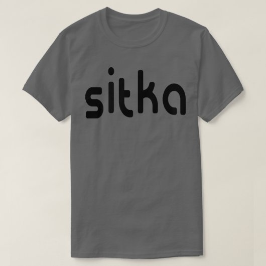 アラスカ，シトカ Tシャツ (デザイン正面)