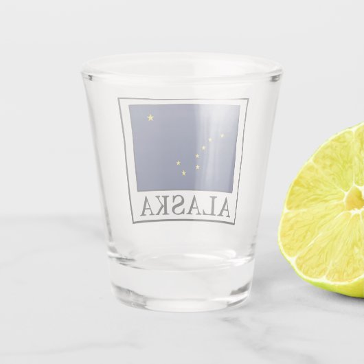 アラスカ ショットグラス (裏面)