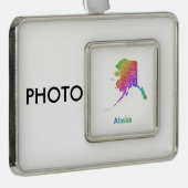 アラスカ シルバープレートフレームオーナメント (右)