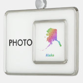 アラスカ シルバープレートフレームオーナメント (左)