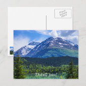 アラスカ シーニック バイウェイ 山 ポストカード (正面/裏面)