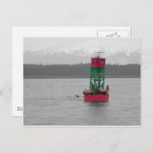 アラスカ、ジュノーのアシカ ポストカード (正面/裏面)