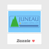 アラスカ・ジュノー州旗 シール (シート)